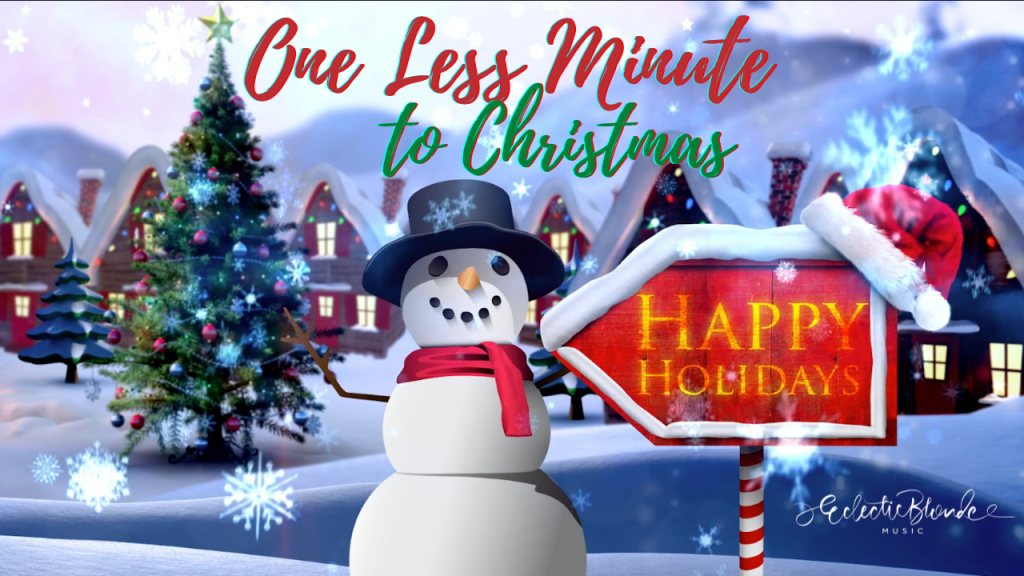 Exploring the anticipation of sharing the Christmas holiday with a loved one, EclecticBlonde’s “One Less Minute to Christmas” is out now
